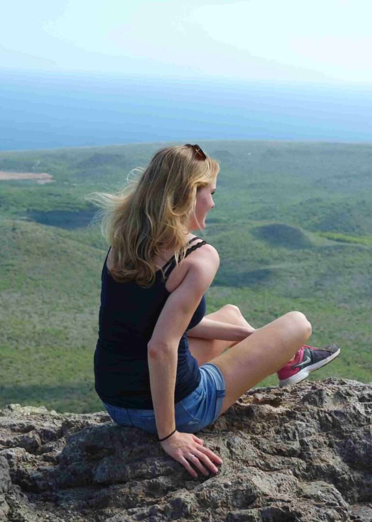 Doen op Curaçao Christoffelberg beklimmen